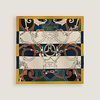 L'Instruction du Roy Bayadere scarf 45 - Red | Hermès Canada
